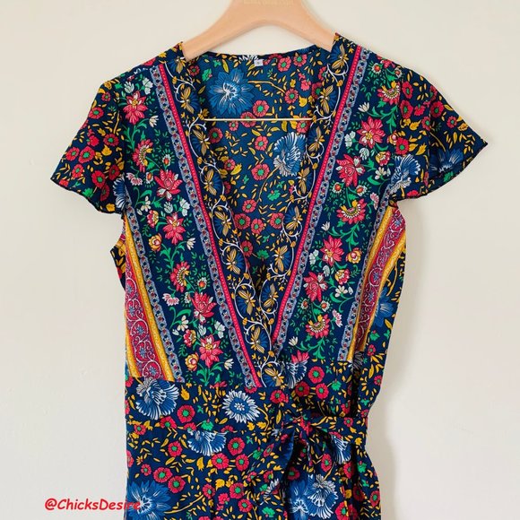 2021 Host Pick - Boho V-neck Maxi Printed Dress - Picture 2 of 15